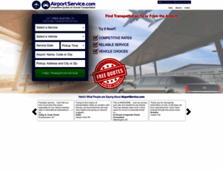 airportservice.com screenshot