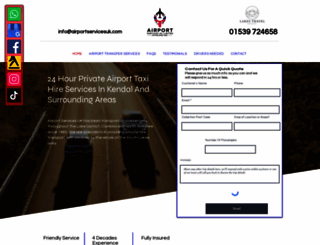 airportservicesuk.com screenshot