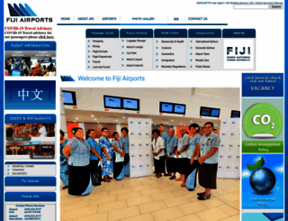 airportsfiji.com screenshot