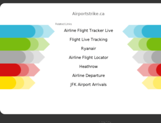 airportstrike.ca screenshot