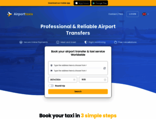 airporttaxis.com screenshot
