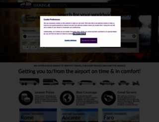 airporttransfers.stanstedairport.com screenshot