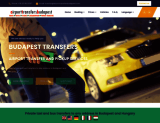 airporttransfersbudapest.com screenshot