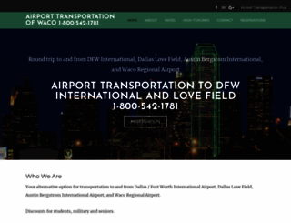 airporttransportationofwaco.com screenshot