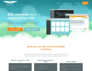 airshipcms.io screenshot