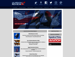 airshows.co.uk screenshot