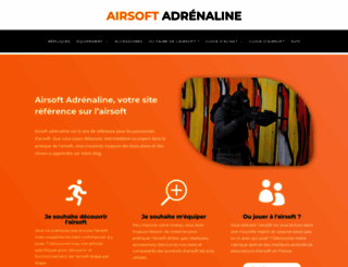 airsoft-adrenaline.fr screenshot