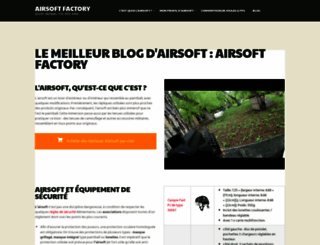 airsoft-factory.fr screenshot