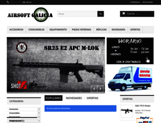 airsoft-galicia.com screenshot