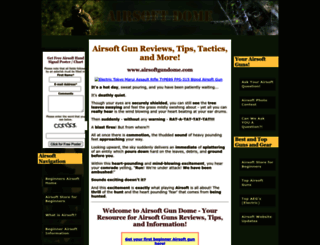 airsoft-guns-gas-electric-spring.com screenshot