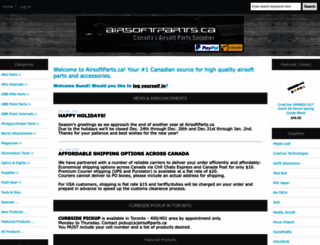 airsoftparts.ca screenshot