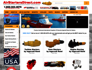 airstartersdirect.com screenshot