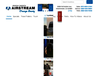 airstreamorangecounty.com screenshot