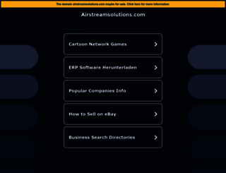 airstreamsolutions.com screenshot