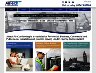 airtech.co.uk screenshot
