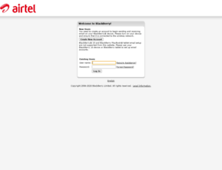 airtel.blackberry.com screenshot