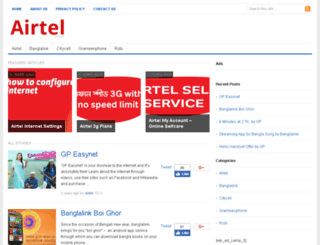 airtel.com.bd screenshot