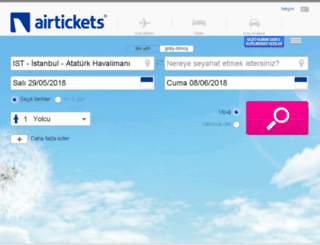 airtickets.com.tr screenshot