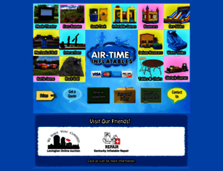 airtimeinflatablesky.com screenshot