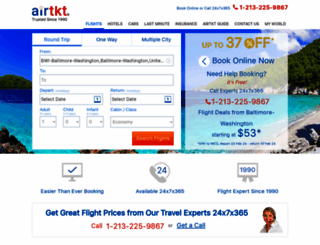 airtkt.com screenshot