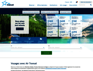 airtransat.fr screenshot