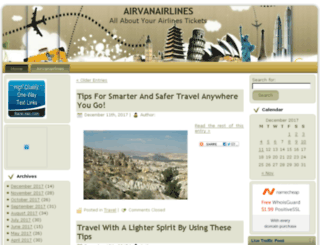 airvanairlines.com screenshot