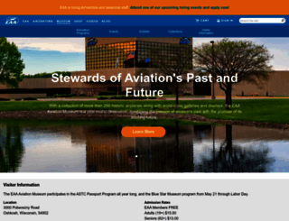 airventuremuseum.org screenshot