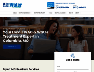 airwatersolutions.com screenshot
