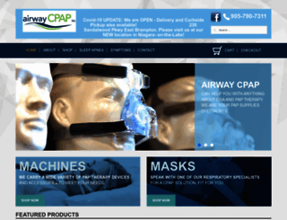 airwaycpap.com screenshot