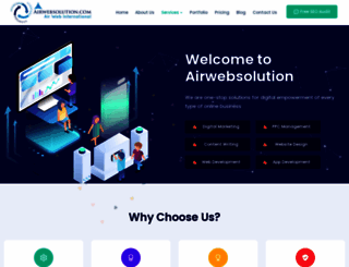 airwebsolution.com screenshot