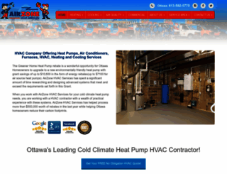 airzonehvacservices.ca screenshot