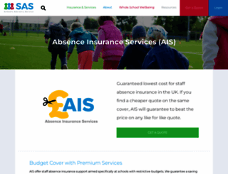 aisinsurance.uk.com screenshot