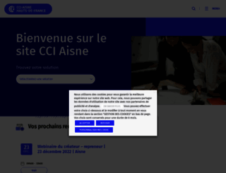 aisne.cci.fr screenshot