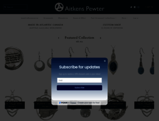 aitkenspewter.com screenshot