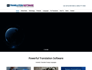 aitranslationsoftware.com screenshot