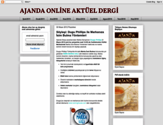 ajandadergi.blogspot.com screenshot