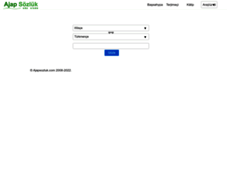 ajapsozluk.com screenshot