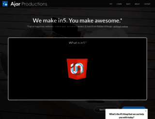 ajarproductions.com screenshot