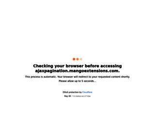 ajaxpagination.mangoextensions.com screenshot