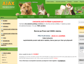 ajaxshop.cz screenshot