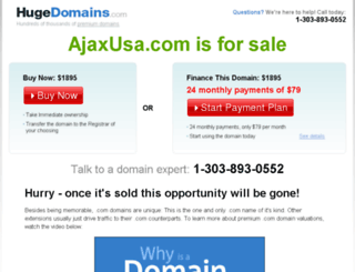 ajaxusa.com screenshot
