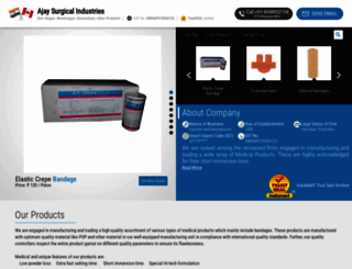 ajaysurgical.com screenshot