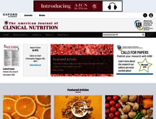 ajcn.org screenshot