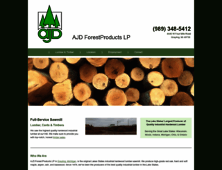 ajdforestproducts.com screenshot