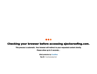 ajecksroofing.com screenshot