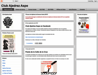 ajedrezaspe.blogspot.com screenshot