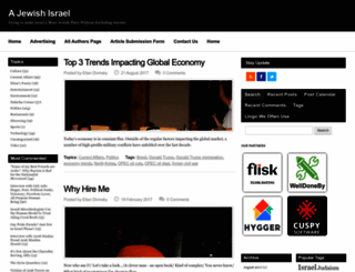 ajewishisrael.com screenshot