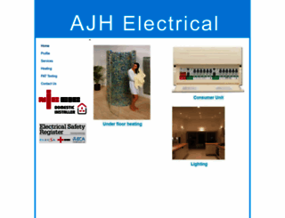 ajh-electrical.co.uk screenshot