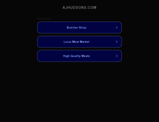 ajhudsons.com screenshot