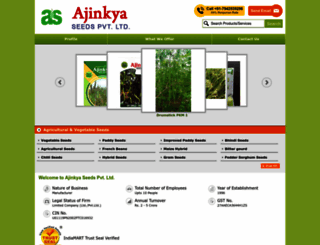 ajinkyaseeds.com screenshot